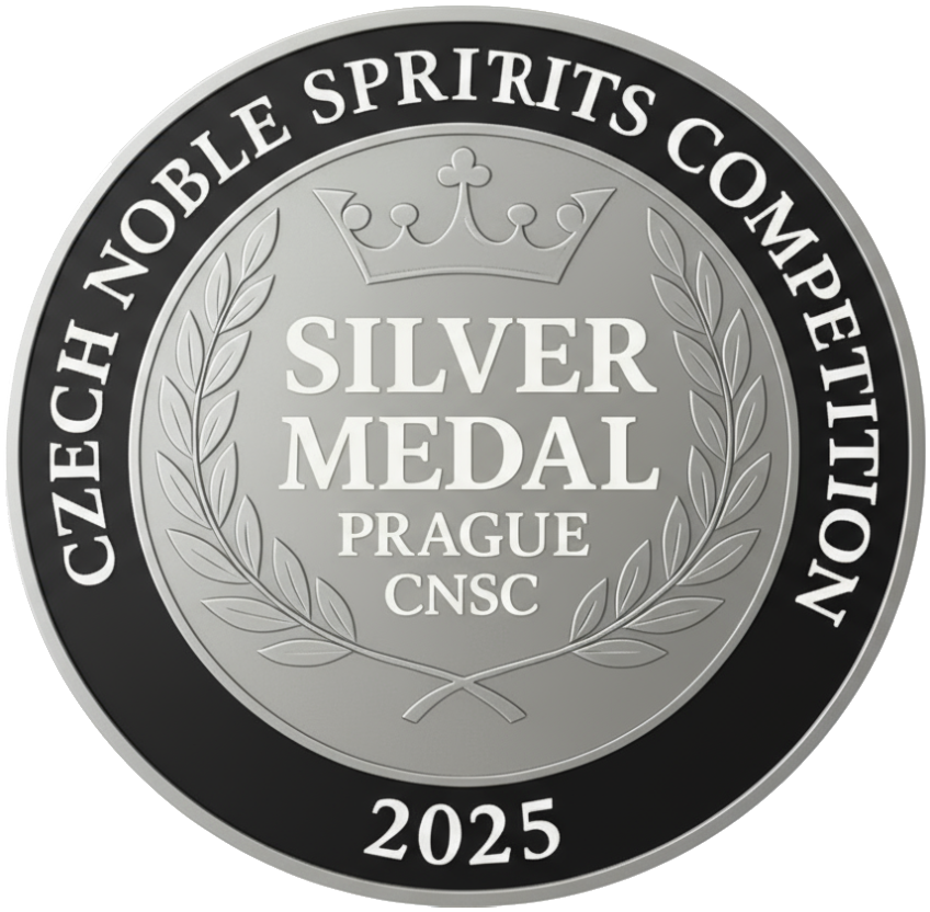 silver Czech Noble Spirits competition silver medal 2025 logo