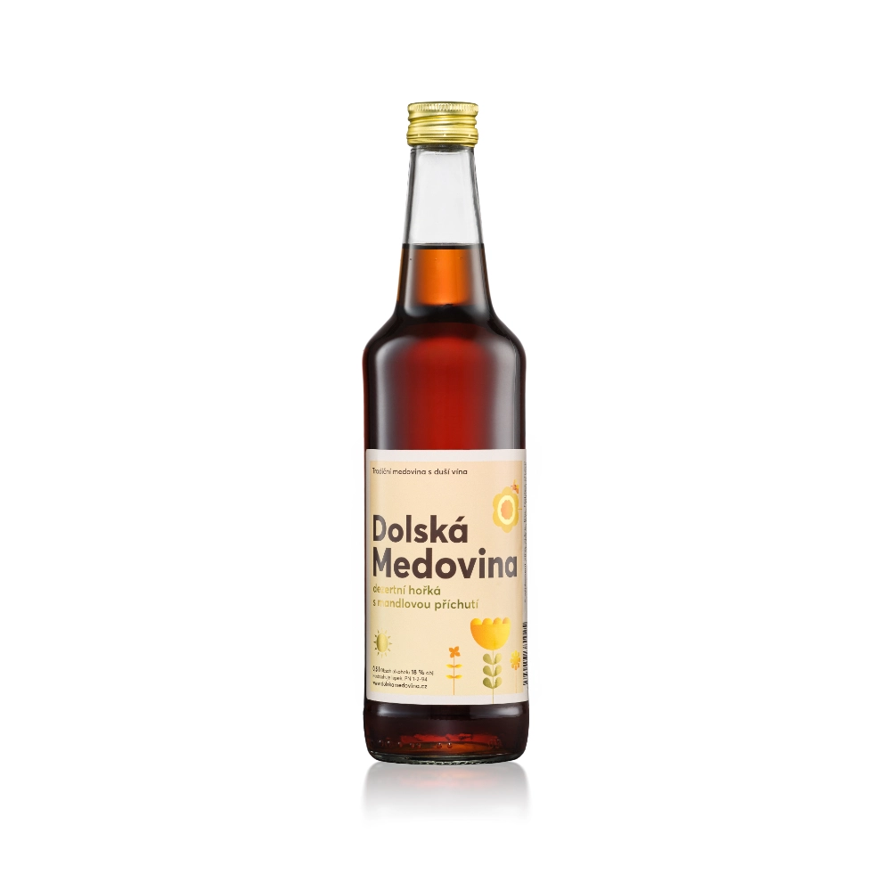 Dolska_05l_mandlova-1000×1000 dolská medovina mandlová 0,5l